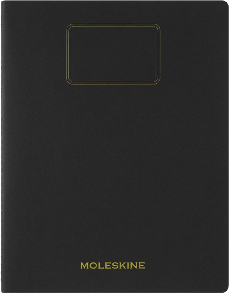 Cahier d'étudiant Moleskine xxl - kraft souple - vierge - noir