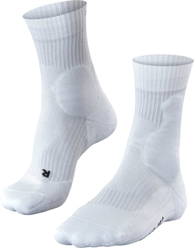 Falke te2 tennis anti ampoules, chaussettes de sport en fil fonctionnel anti-transpiration hommes blanc - taille 39-41