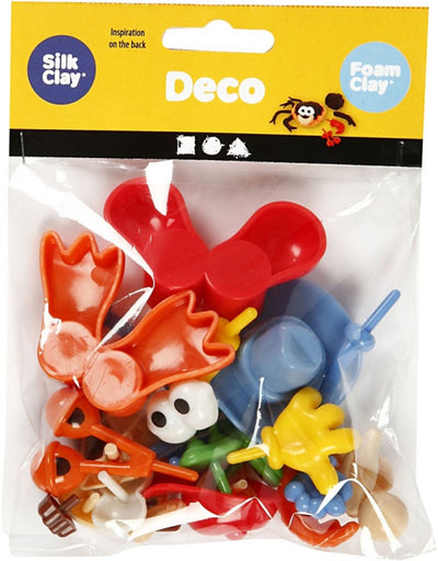 Parties du corps de l'entreprise Creativ, taille 0,8-6,8 cm, différentes couleurs, 26 pièces 1 boîte