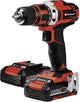 Kit perceuse/visseuse sans fil Einhell te-cd 18 40-1 li - power x-change - 18 v li-ion - 40 nm - 0-400 0-1 500 tr/min - incl. 2x batterie 1,5 Ah, chargeur et mallette de transport