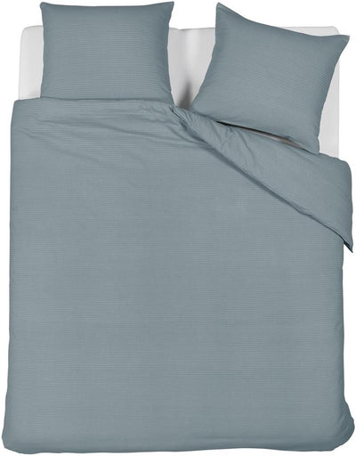 Housse de couette été Beddinghouse - unie - lits jumeaux - 240x200 220 - bleu gris