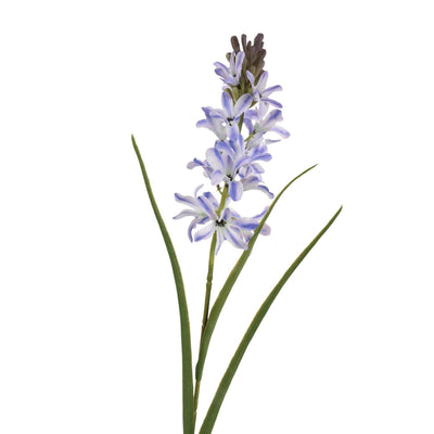 Roberts collection fleur artificielle jacinthe avec herbe bleu 70cm