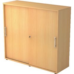 Bach armoire à portes coulissantes Hammerer 1753s en mélamine 120x40x110cm hêtre