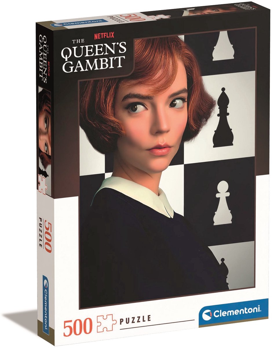 Clementoni puzzle 500 le gambit de la reine netflix 35131
