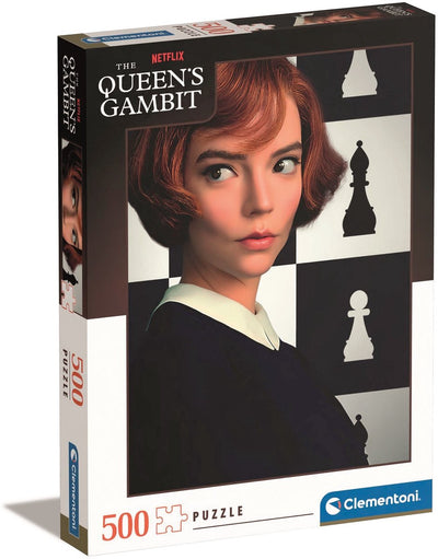 Clementoni puzzle 500 le gambit de la reine netflix 35131