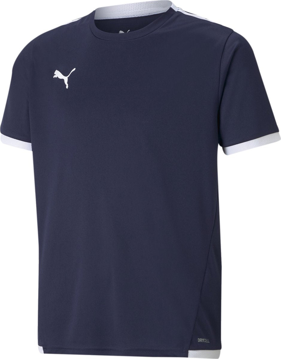 Puma teamliga jersey jr chemise de sport unisexe - caban - blanc