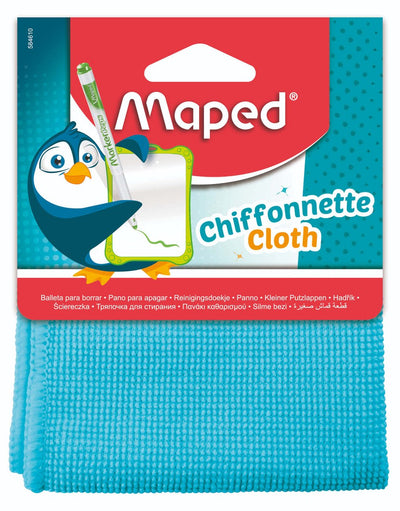 Quantore chiffon maped microfibre 20x20cm bleu