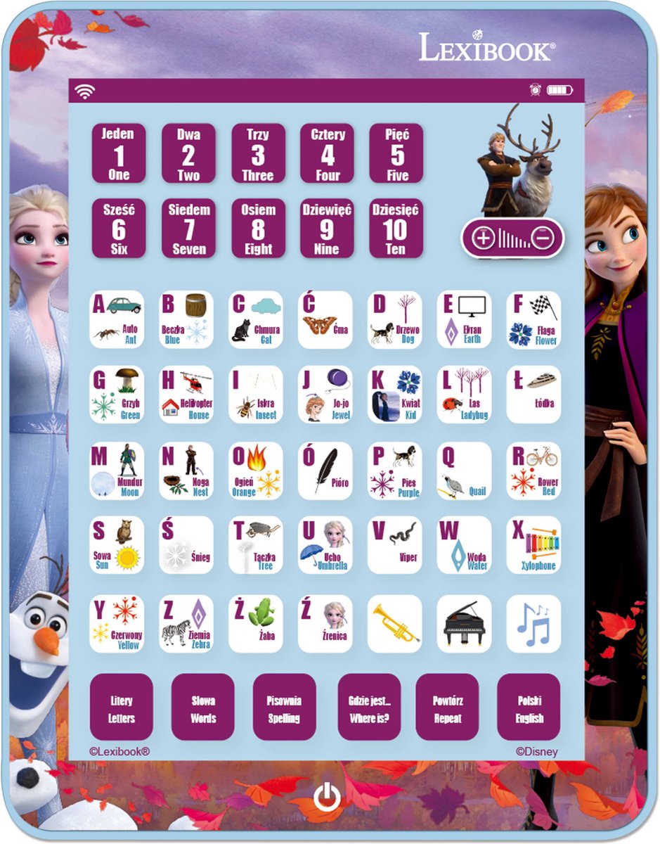 Tablette éducative bilingue glacée Lexibook (pl fr)
