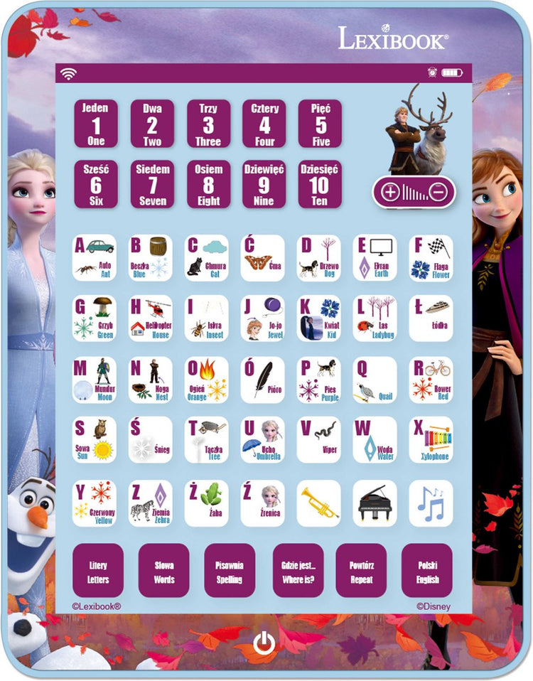 Tablette éducative bilingue glacée Lexibook (pl fr)