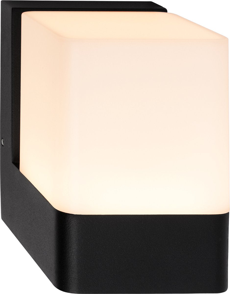 Telefunken - Applique LED - ip44 - lumière blanc chaud - noir - 10 watts - 11,5 x 11 x 8 cm - noir