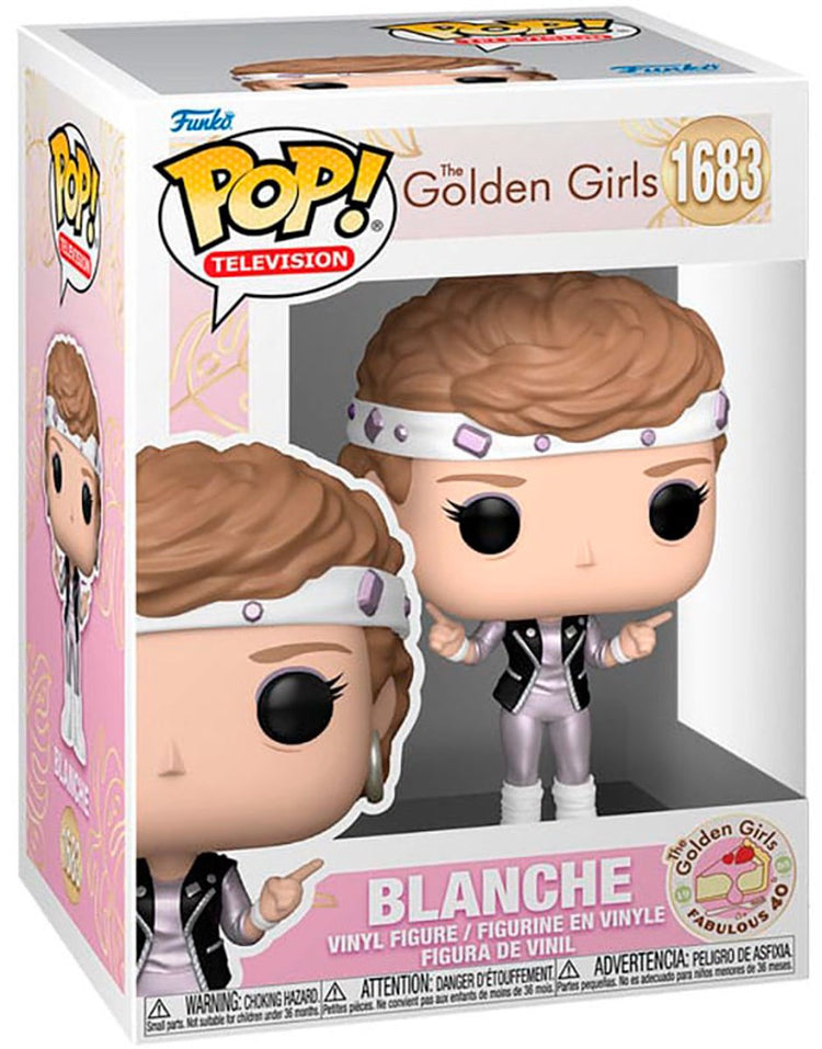 Funko filles dorées pop! figurine vinyle 40e anniversaire blanche 9 cm pop! chiffre