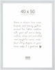 Cadre photo Deknudt frames - blanc - s44cf1 - pour photo : 40x50 cm