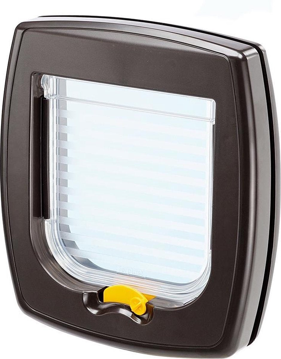 Ferplast porte battante pour chat et chien 1 marron transparent