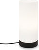 Briloner paipa - lampe de table - noir et blanc - verre - métal - raccord E14 - ø10cm