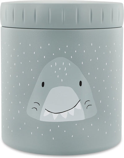 Récipient thermos Trixie - mr. requin - pot à lunch thermo pour enfants - 500 ml - boîte à lunch en acier inoxydable - bleu
