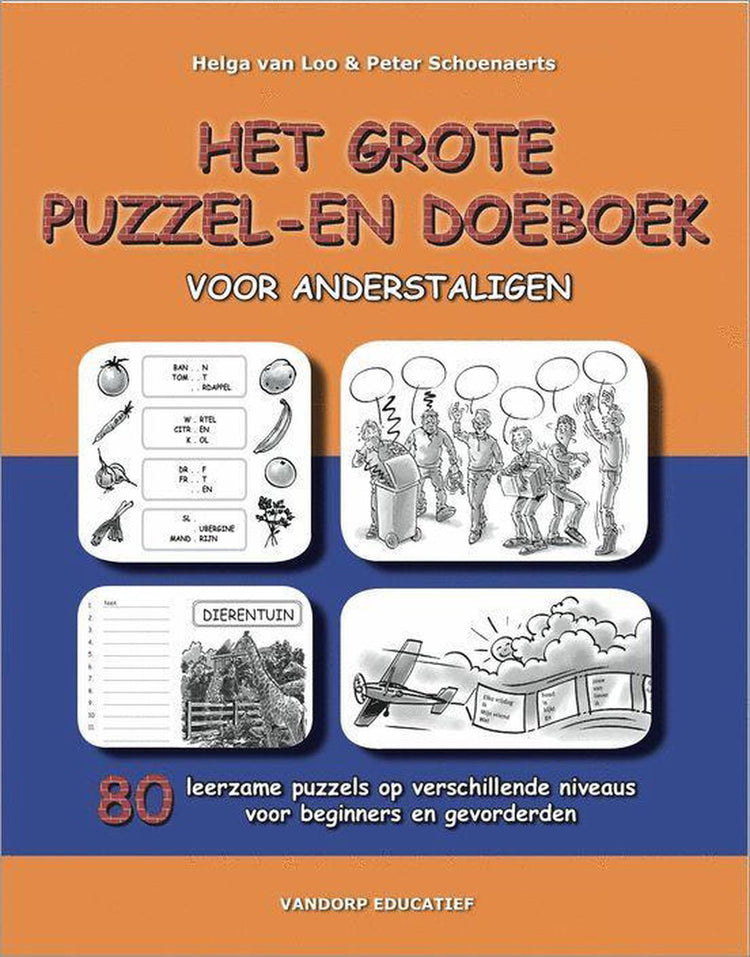 Vandorp le grand livre de puzzles et d'activités pour les non-natifs