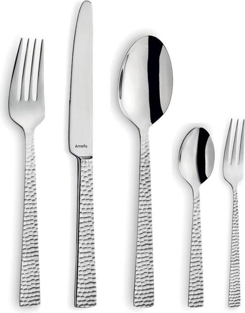 Amefa Felicity - Ménagère 30 pièces - comprenant fourchettes à pâtisserie - pour 6 personnes - argent