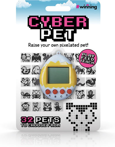 #winner cyber pet – porte-clés tamagotchi – animal numérique – jouet pixel rétro – jeu interactif avec 32 animaux
