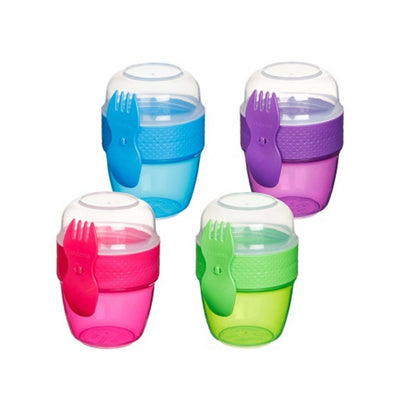 Sistema Sistema pour aller snack capsule + fourchette à fourche 515 ml