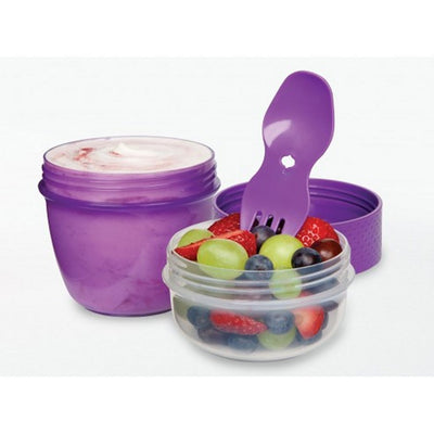 Sistema Sistema pour aller snack capsule + fourchette à fourche 515 ml