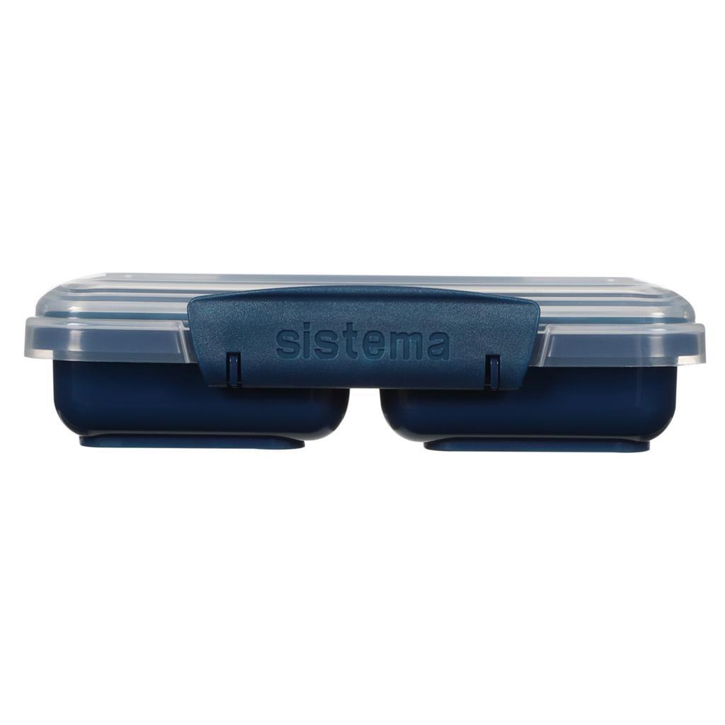 Sistema sistema snack prendre la boîte 2 compartiments 350 ml d'assorti bleu bleu clair
