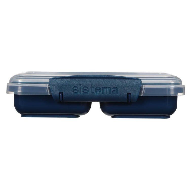 Sistema sistema snack prendre la boîte 2 compartiments 350 ml d'assorti bleu bleu clair