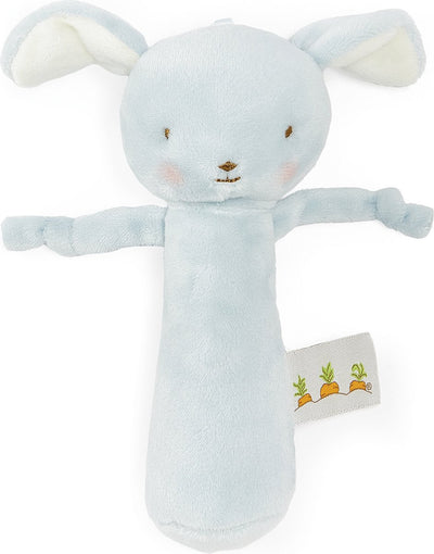 Bunnies by the bay hochet chien - peluche - détails brodés - 16 cm - bleu