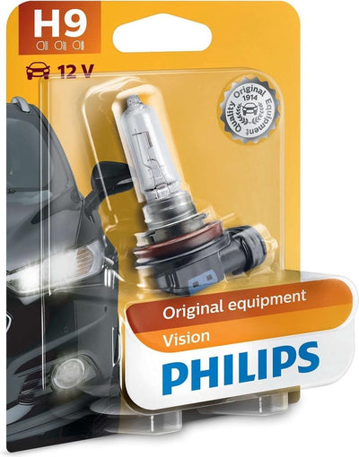 Philips lampe de voiture h9 vision 12v 65w blanc