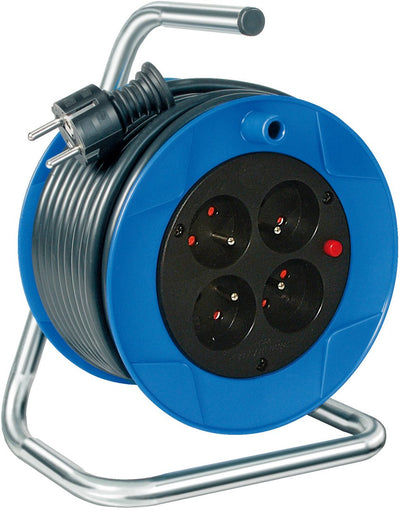 Enrouleur de câble compact Brennerstuhl 15m h05vv-f 3g1.5
