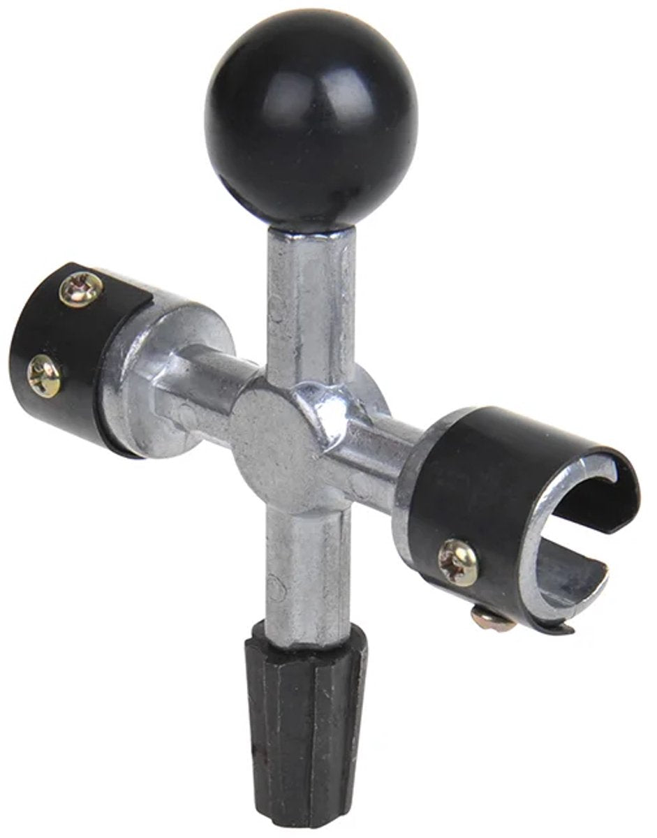 Nettoyeur de bornes de batterie Proplus - 4 faces - universel - conductivité améliorée - 10,2 x 12,4 cm - argent