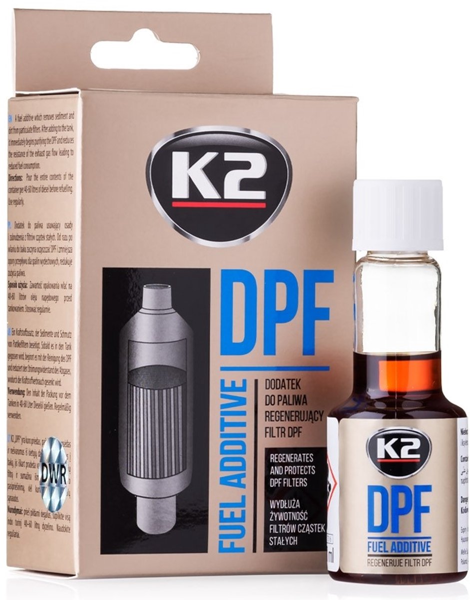 K2 t316 turbo - additif carburant - 50ml - régénération et protection