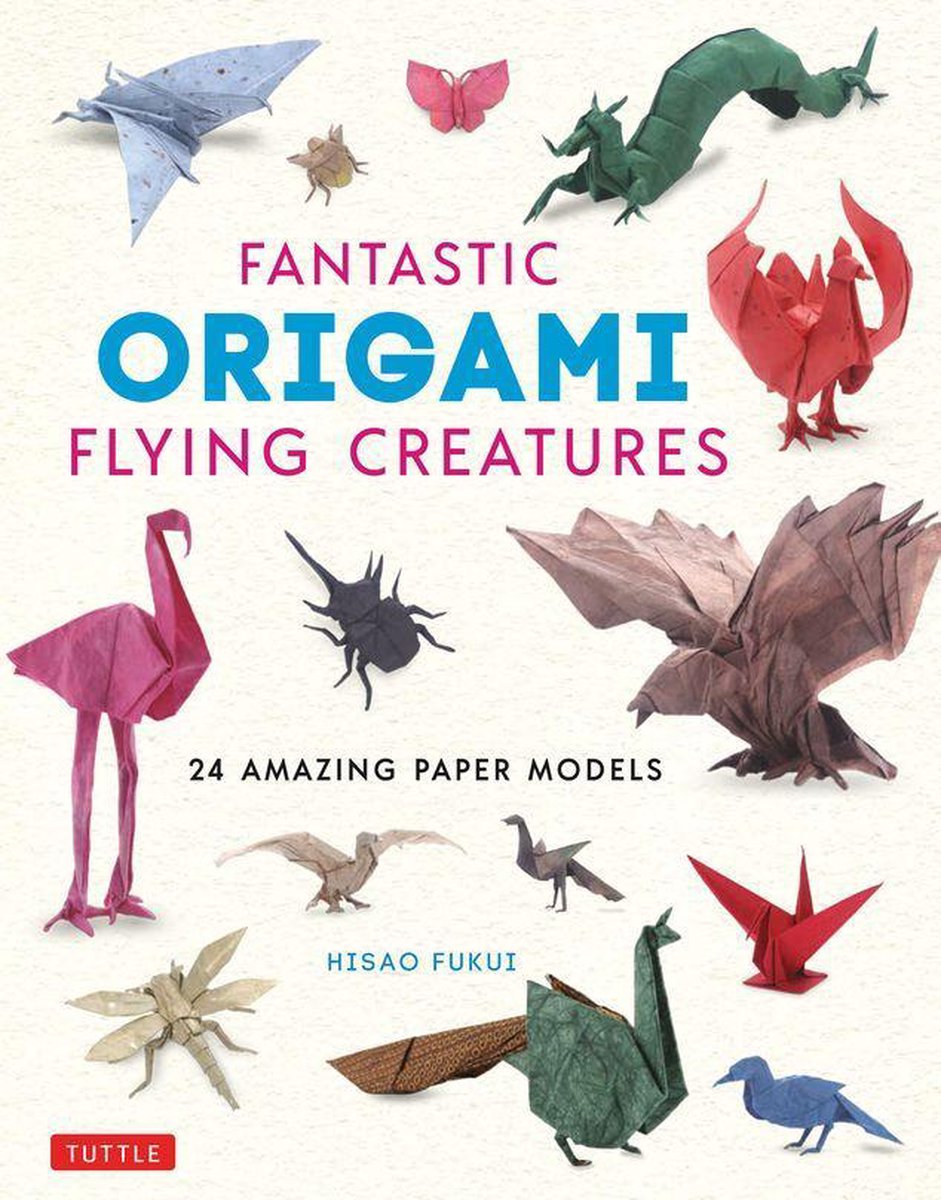 Créatures volantes fantastiques en origami