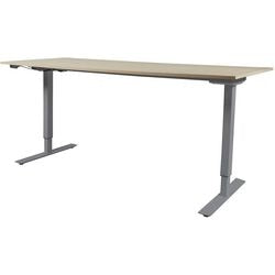Bureau assis-debout Schavenburg Lectro Basic 180x180 chêne