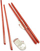 Serax - table nomade paola navone - baguettes + support - rouge blanc - 2 pièces