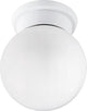 Plafonnier Eglo durelo - e27 - ø 16 cm - blanc