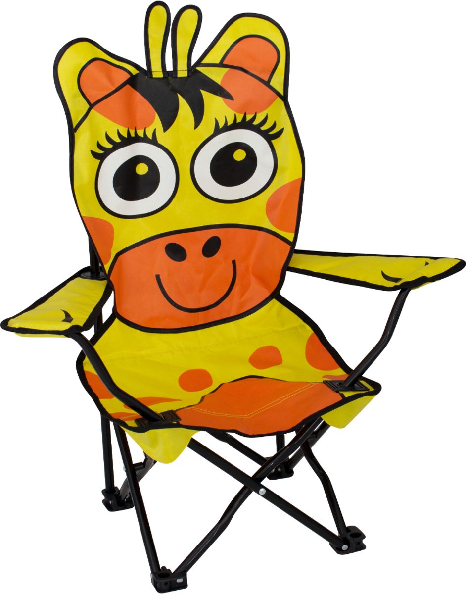 Chaise de camping Eurotrail pour enfant ardèche - animal girafe