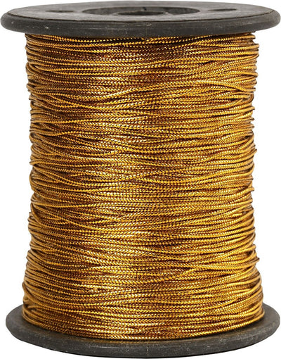 Cordon Creativ company, épaisseur 0,5 mm, doré, 100 m 1 rouleau