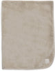 Jollein couverture bébé berceau - 100x150cm - jersey sherpa basique - sable chaud