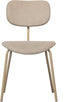 Link de chaise de salle à manger Woood - plastique - sable - 78x54x45