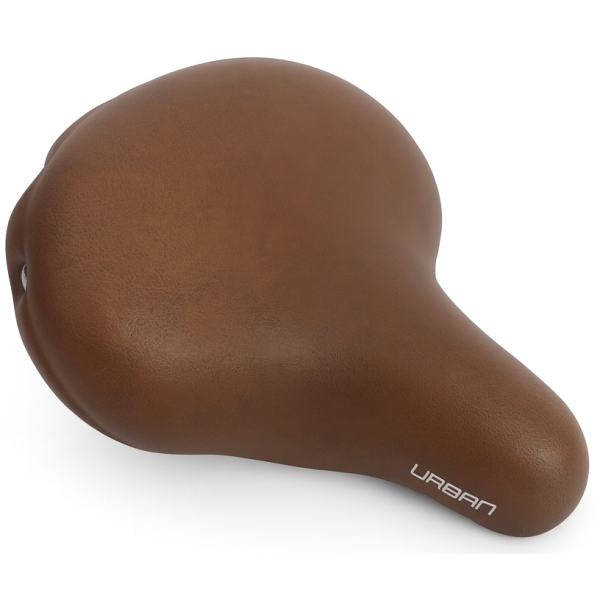 Bicycle Saddle Urban XL - Matt Dark Brown (sur carte)