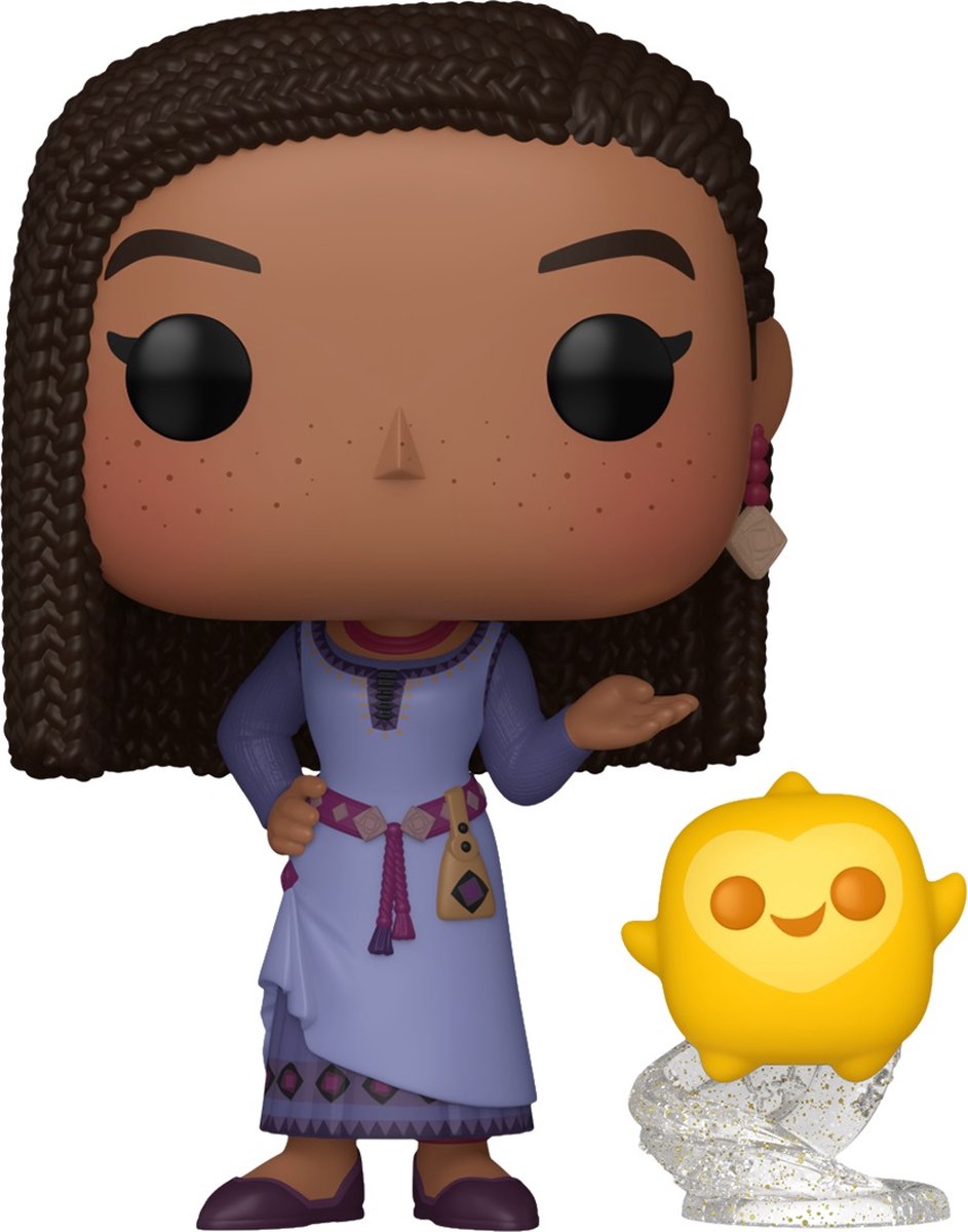 Funko-pop ! disney : souhait - asha avec étoile