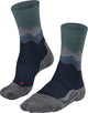 Falke tk2 chaussettes de marche en laine épaisse anti-ampoules en matériau fonctionnel hommes bleu - taille 42-43