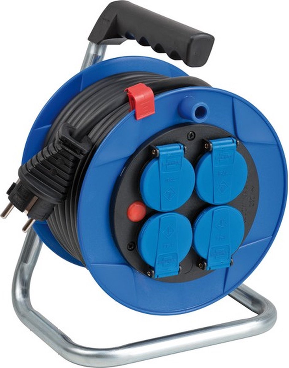 Brennerstuhl garantit un enrouleur de câble IP44 compact de 15 m