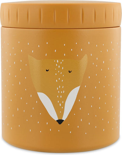Récipient thermos Trixie - mr. renard - pot à lunch thermo pour enfants - 500 ml - boîte à lunch en acier inoxydable - orange