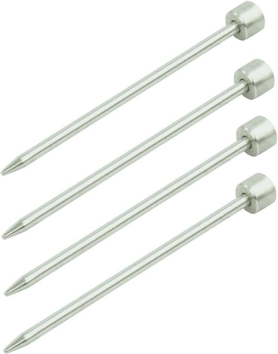 Goupille à tête plate Proplus - aluminium - 15 cm - lot de 4