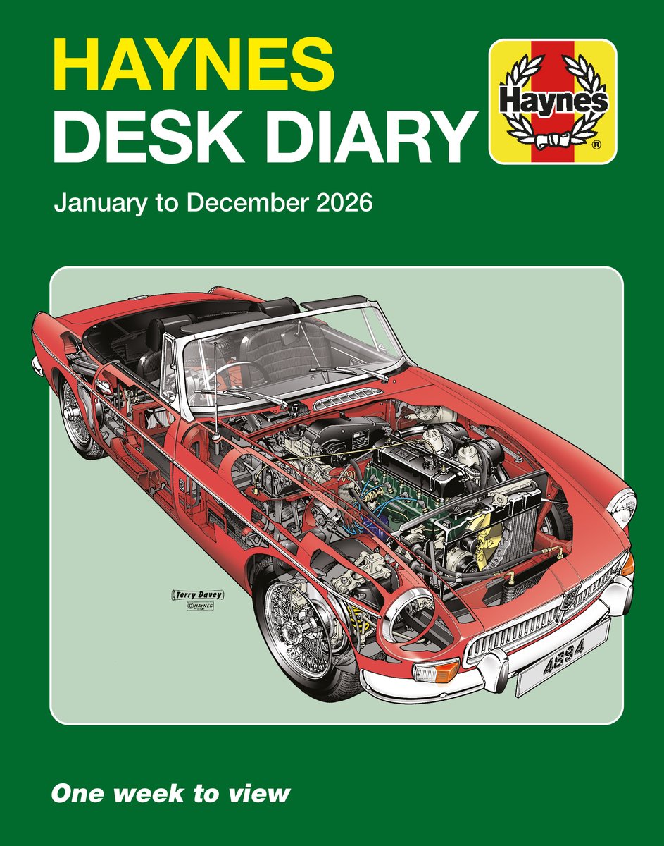 Agenda de bureau Haynes 2026