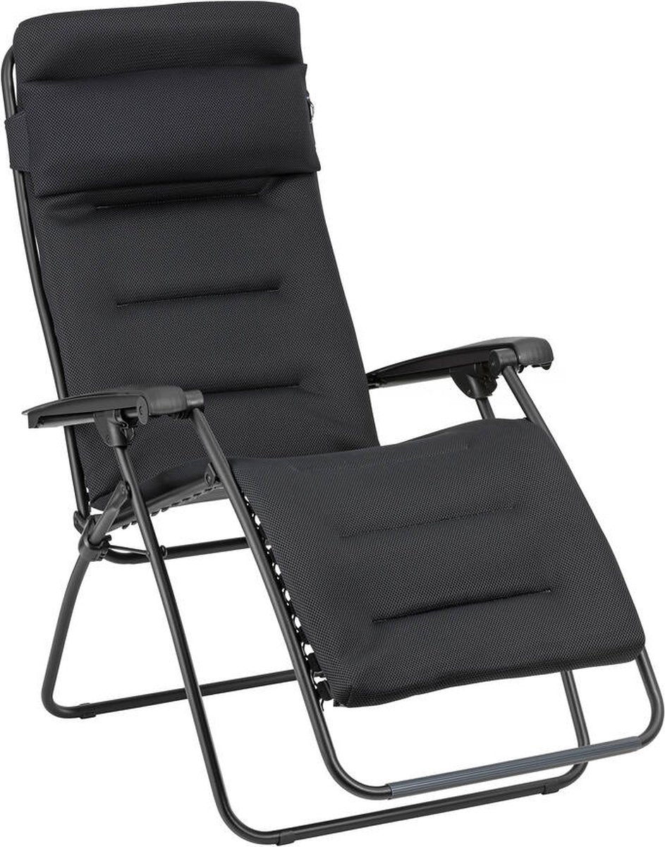 Lafuma rsx clip aircomfort - fauteuil de relaxation - réglable - pliable - apesanteur - acier