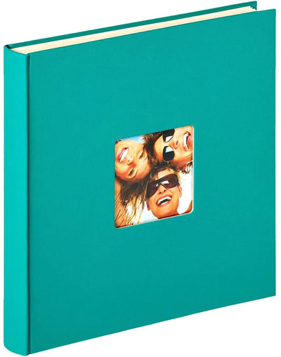 Walther sk-110-k fun - album autocollant - format 33 x 34 cm - vert pétrole
