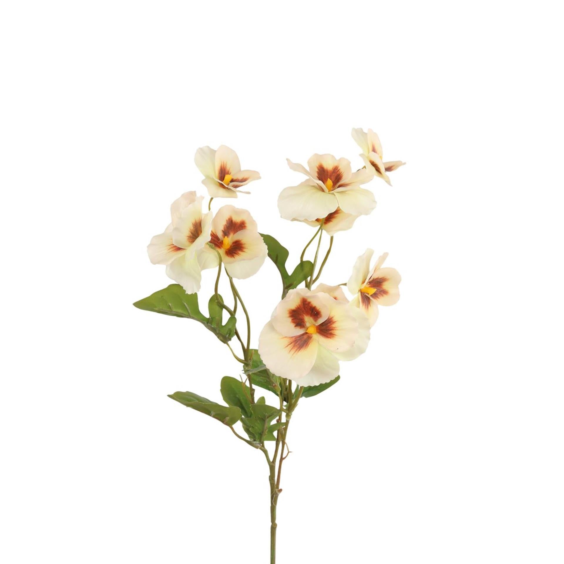 Roberts collection branche artificielle buisson de violon blanc jaune 45cm