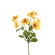 Roberts collection branche artificielle buisson de violon jaune 45cm